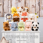 Plush Toy Manufacturer - 17cm Super Soft Zoo Series Elephant Panda Fox Kawaii