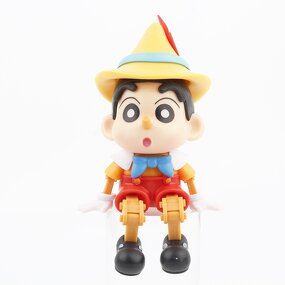 Action Figure Manufacturer - Small Pinocchio Crayon Shin-chan Anime PVC Home Decoration
