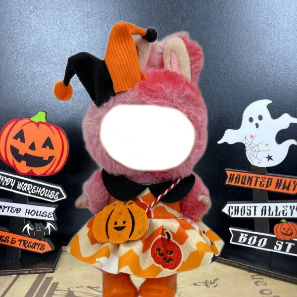 Halloween Costume for Dolls Manufacturer - Pumpkin Party Dress First Second Third Generation