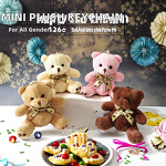 Plush Keychain Manufacturer - Custom Mini Soft Anime Teddy Bear Mascot