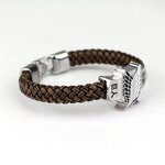 Anime Bracelet Manufacturer - Attack on Titans Wings of Freedom Leather Rope Braided