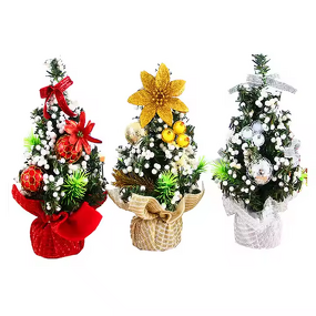 Christmas Tree Manufacturer - 20cm Mini Holiday Shopping Mall Desktop Ornaments