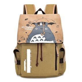 Canvas Backpack Manufacturer - Anime Cartoon Student Large Capacity Travel Bag