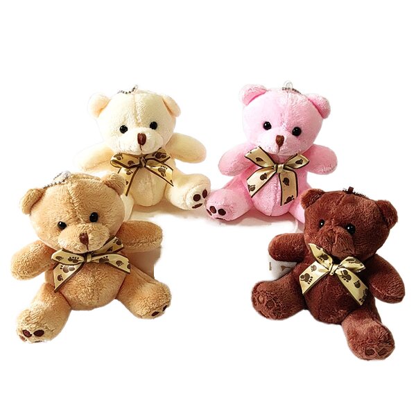 Plush Keychain Manufacturer - Custom Mini Soft Anime Teddy Bear Mascot