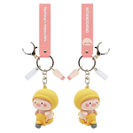 Keychain Manufacturer - Cartoon Anime Pig Light PVC Soft Rubber Car Bag Charm