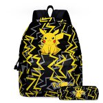 School Backpack Manufacturer - Pokemon Pikachu Pen Bag Kit for Students