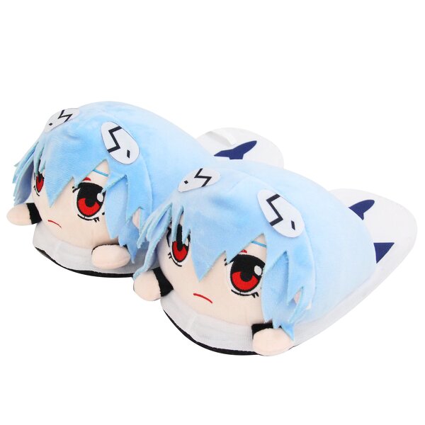 Plush Slippers Manufacturer - Evangelions Rei Ayanami Anime Cotton Shoes
