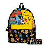 School Backpack Manufacturer - Pokemon Pikachu Pen Bag Kit for Students