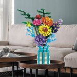 Building Blocks Set Manufacturer - 11001 Simulation Bouquet Model with Vase