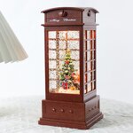 Christmas Decoration Manufacturer - Crystal Ball Tree Light Phone Booth Music Box