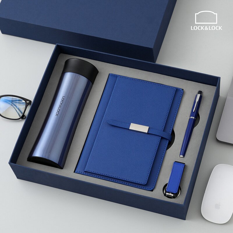 Business Gift Set Manufacturer - Cup Notebook Drive Custom Logo Premium Kit