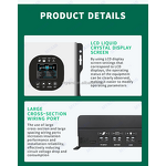 Solar Charge Controller Manufacturer - High Efficiency 60A 24V 36V 48V AUTO MPPT Battery Charger for Off-grid Solar