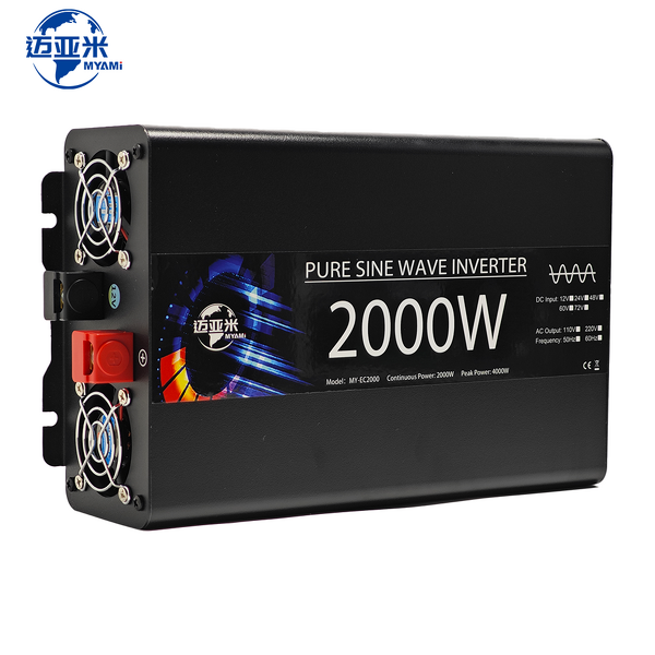 Power Inverter Manufacturer - Off-grid Solar 2000W Pure Sine Wave 12V to 110V DC to AC Converter Car Home 24V 220V with USB