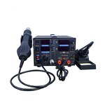 Hot Air Gun Manufacturer - Digital LCD Display 800W USB Interface Portable Desoldering Station 3 in 1 with Power Supply