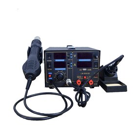 Hot Air Gun Manufacturer - Digital LCD Display 800W USB Interface Portable Desoldering Station 3 in 1 with Power Supply