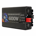 Power Inverter Manufacturer - 6KW Pure Sine Wave 12V/24V/48V/60V/72V/96V DC to AC 110V/220V 50Hz/60Hz Car Inverter LCD