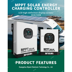 Solar Charge Controller Manufacturer - High Efficiency 60A 24V 36V 48V AUTO MPPT Battery Charger for Off-grid Solar