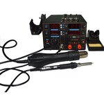 Hot Air Gun Manufacturer - Digital LCD Display 800W USB Interface Portable Desoldering Station 3 in 1 with Power Supply