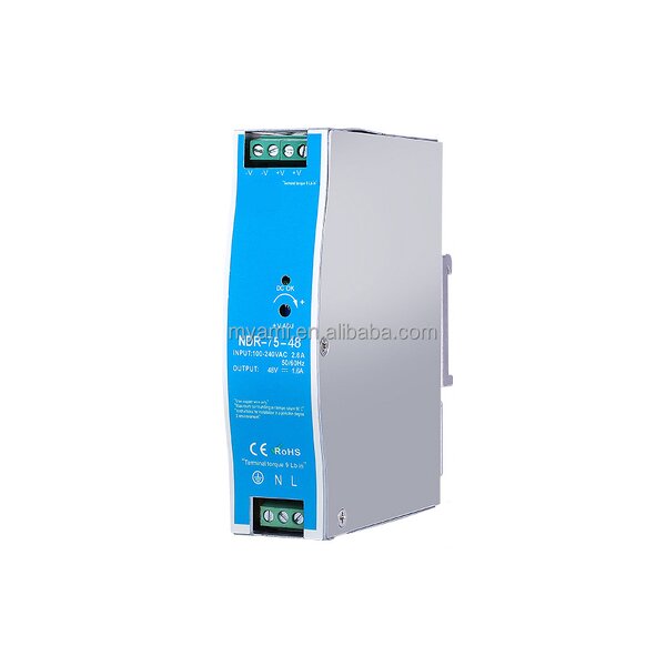 Switching Power Supply Manufacturer - Factory Price DIN Rail Power Supply NDR 75W 12V 24V 48V 5A Output Current
