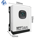 Solar Charge Controller Manufacturer - 480V PV Input MPPT 60A Charging Current 24V-192V Battery Charger LCD Display