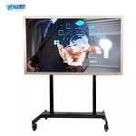 Interactive Whiteboard Manufacturer - 75" HD Smart Touch Screen Portable Interactive Whiteboard All in One PC for School Teaching