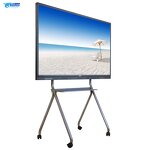 Interactive Whiteboard Manufacturer - 75" HD Smart Touch Screen Portable Interactive Whiteboard All in One PC for School Teaching