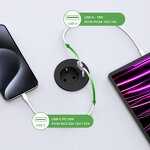 Industrial Hospital Use Power Grommet Socket Manufacturer - Furniture In-Desk Home Workspace Flush Mount Power Strip 2m Outlet USB-C PD20W