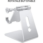 Foldable Cell Phone Stand Manufacturer - Portable Aluminum Phone Holder Universal Mobile Device Holder for Smartphones & Tablets