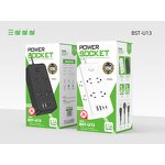 Universal Tabletop Power Strip Socket Manufacturer - 6 Outlets 4 USB Ports (2C+2A) NFC Rapid Charger and Extension Sockets