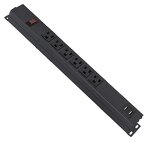 Multi Plugs Power Distribution Unit Manufacturer - USB Network Function 1U 125V 15A Custom 6 Outlet PDU for Workstation Office Hotel