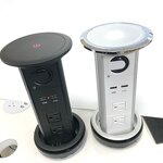 Intelligent Motorized Pop-up Socket Manufacturer - Surge Protector Retractable Power Strip with Dual USB Charging Stations for Kitchen Island