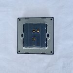 Black Aluminum Alloy Single Control Touch Panel Manufacturer - Push Button Smart Modern Electric Wall Switch for Home