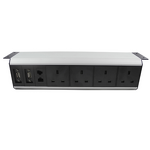 UK/EU Power Plug Manufacturer - Office Room Under Table Desk Interconnection Box Extension Connection Bar Socket