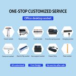 Desktop Wireless Charger Power Socket Manufacturer - New Style Sliding Cover Table Electric Outlet