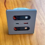 PD20W Smart Home Power Socket Manufacturer - Wholesale Surface Mount Electrical Outlets 3A 2 USB Charging Desk Power Grommet Smart Wall Panel