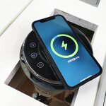 IP65 16A US Power Outlet Manufacturer - WIFI Control Smart Motorized Lifting Kitchen Desktop Pop-up Power Socket with USB-C Wireless Charging