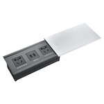 Desktop Wireless Charger Power Socket Manufacturer - New Style Sliding Cover Table Electric Outlet