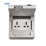 Stainless Steel Floor Socket Box Manufacturer - Marble Model Concealed Pop-up Electrical Socket Outlet Grounding Socket
