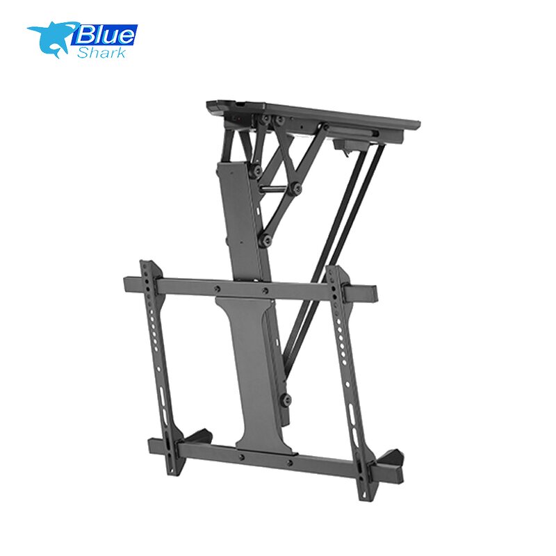 32-70 Inch Smart Electronic Ceiling TV Stand Manufacturer - Height Adjustable Remote Controls TV Lifting Motorized Ceiling Bracket