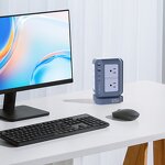 65W Power Outlets Tower-type Socket Manufacturer - Smart Home Office Power Desktop Socket Equipped with 65W Type-C Charger Tower Power Socket