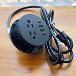 Embedded Desktop Power Grommet Manufacturer - Wholesale 65W USB Socket Mini Round Desk Grommet Power Socket