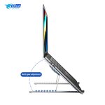Aluminum Adjustable Laptop Stand Manufacturer - for Laptop Computer PC Netbook Tablet Support Notebook Stand Cooling Fan Pad Laptop Holder Base