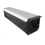 UK/EU Power Plug Manufacturer - Office Room Under Table Desk Interconnection Box Extension Connection Bar Socket