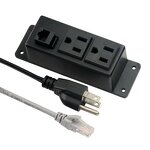 Tabletop Recessed Power Strip Socket Manufacturer - Flush Insert Table Mounted for Tabletop Sofa Cabinet Nightstand Socket