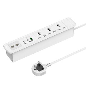 Universal Power Strip Manufacturer - USB Port Type G Plugs and Sockets Furniture Hidden Power Outlet Desk Power Outlet Recessed