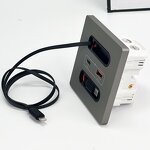 Universal Smart Charging Socket Manufacturer - PD20W Type-C and Retractable Cable for Mobile Devices