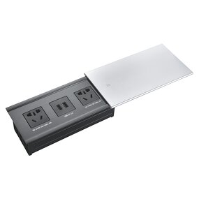 Sliding Socket Manufacturer - UK US Power USB VGA Plug USB Table Top Meeting Office Table Socket
