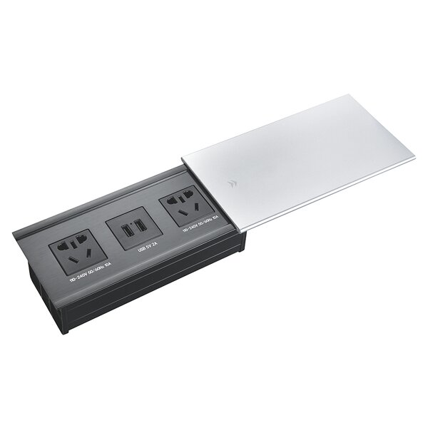 Sliding Socket Manufacturer - UK US Power USB VGA Plug USB Table Top Meeting Office Table Socket