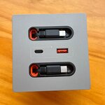 Universal Smart PD20W Type-C Outlet Manufacturer - New Arrival Retractable Charging Cable Mobile Phone Charging Socket Plastic Electric Plug