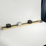 Aluminum Alloy Universal Power Rail Track System Manufacturer - 5 Outlets with USB Ports Hidden Concealed Wall Socket